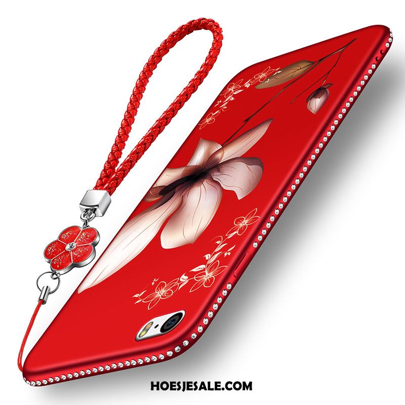 iPhone 5 / 5s Hoesje Bloemen Bescherming Trend Hoes Mobiele Telefoon Goedkoop