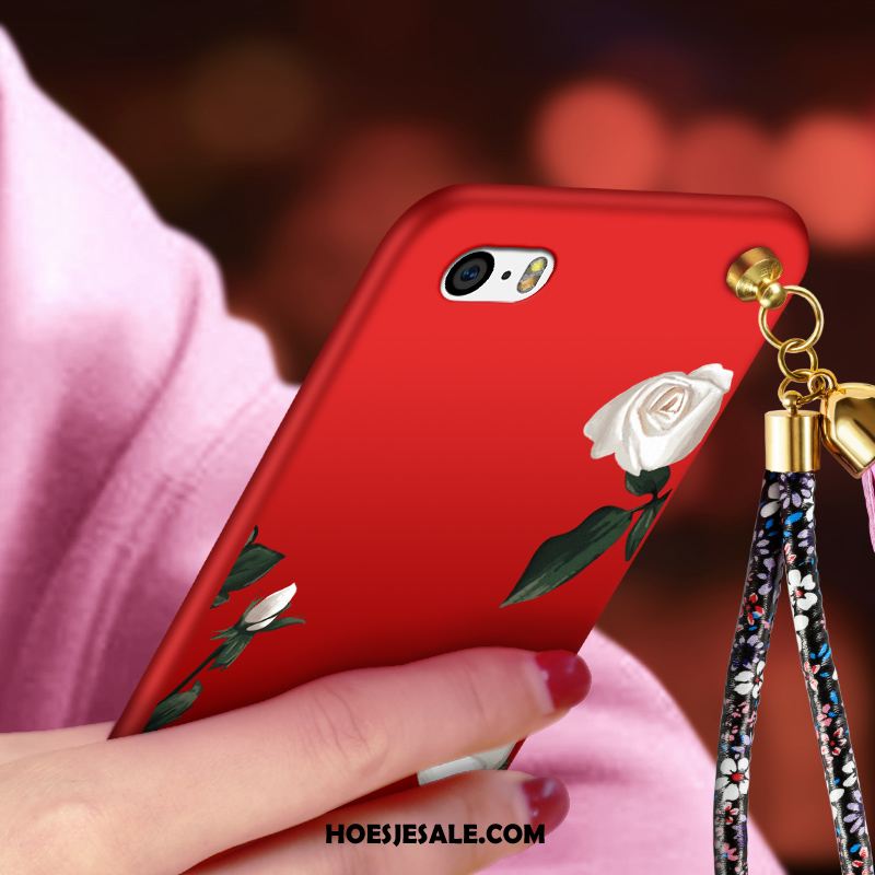 iPhone 5c Hoesje Persoonlijk Rood Anti-fall Bescherming All Inclusive Goedkoop
