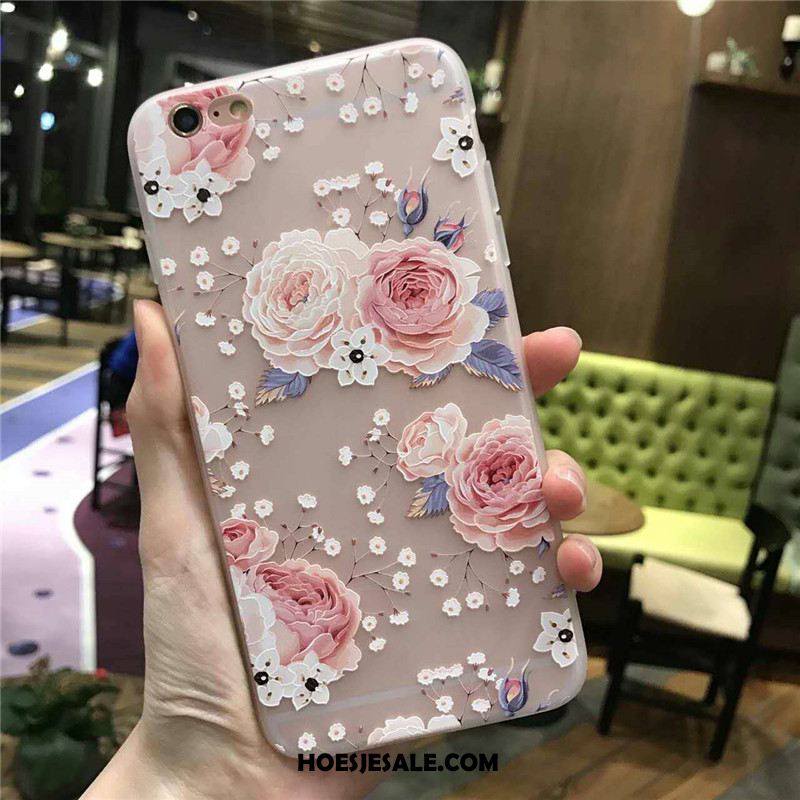 iPhone 6 / 6s Hoesje All Inclusive Trend Roze Schrobben Zacht Sale