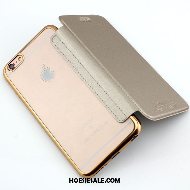 iPhone 6 / 6s Hoesje Folio Zilver All Inclusive Doorzichtig Kaart Kopen