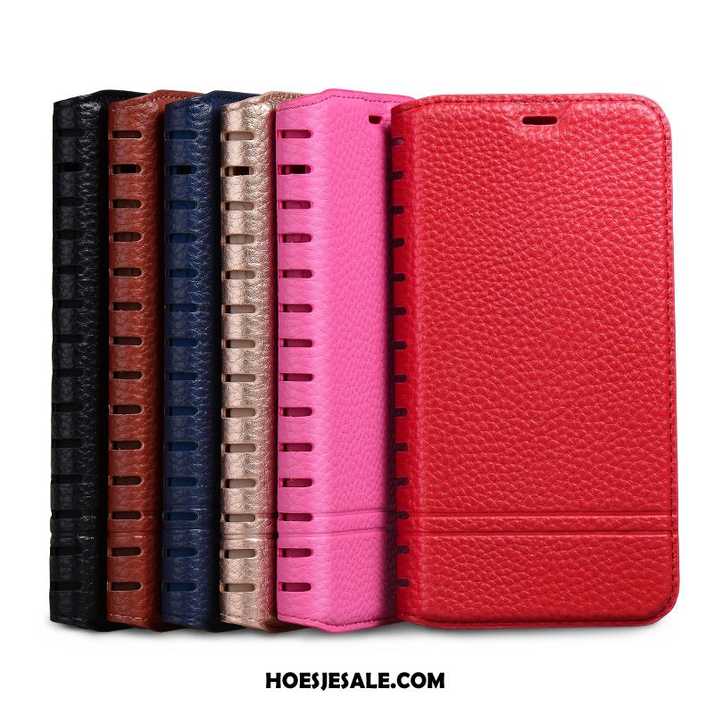 iPhone 6 / 6s Hoesje Leren Etui Mobiele Telefoon Zacht Rood Hoes Sale