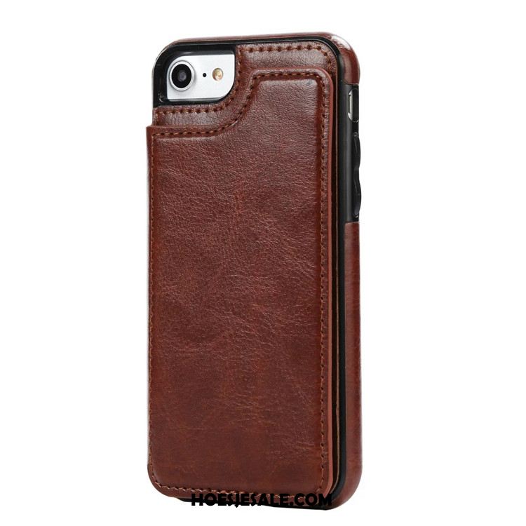 iPhone 6 / 6s Hoesje Ondersteuning Folio Kaart Tas Leren Etui Hoes Goedkoop