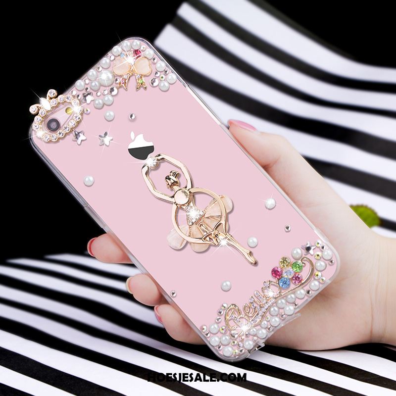 iPhone 6 / 6s Hoesje Scheppend Hanger Roze Parel Siliconen Kopen