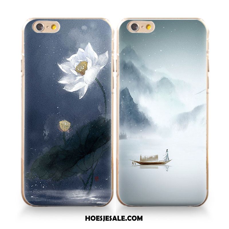 iPhone 6 / 6s Hoesje Siliconen Blauw Wind Mobiele Telefoon Zacht Sale