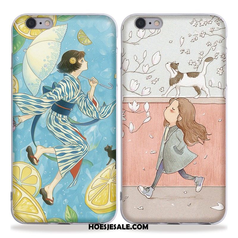 iPhone 6 / 6s Hoesje Siliconen Hoes Mooie Mobiele Telefoon Hanger Sale