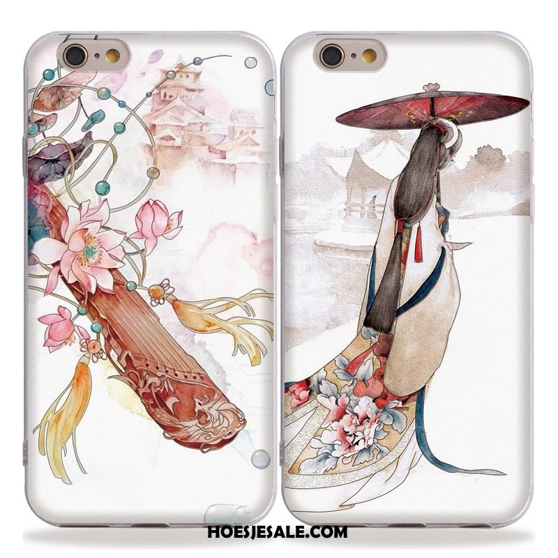 iPhone 6 / 6s Plus Hoesje Hanger Kunst Hoes Chinese Stijl Roze Kopen