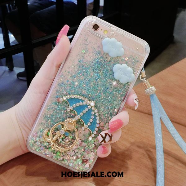 iPhone 6 / 6s Plus Hoesje Skärmskydd Hanger Mobiele Telefoon Tempereren Blauw Sale