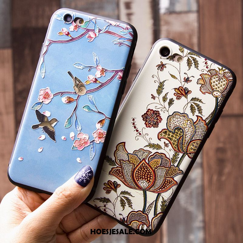 iPhone 7 Hoesje Nieuw All Inclusive Siliconen Blauw Mobiele Telefoon Goedkoop