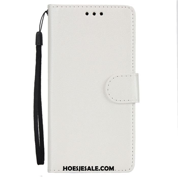 iPhone 7 Plus Hoesje Leren Etui Nieuw Trend Hoes Wit