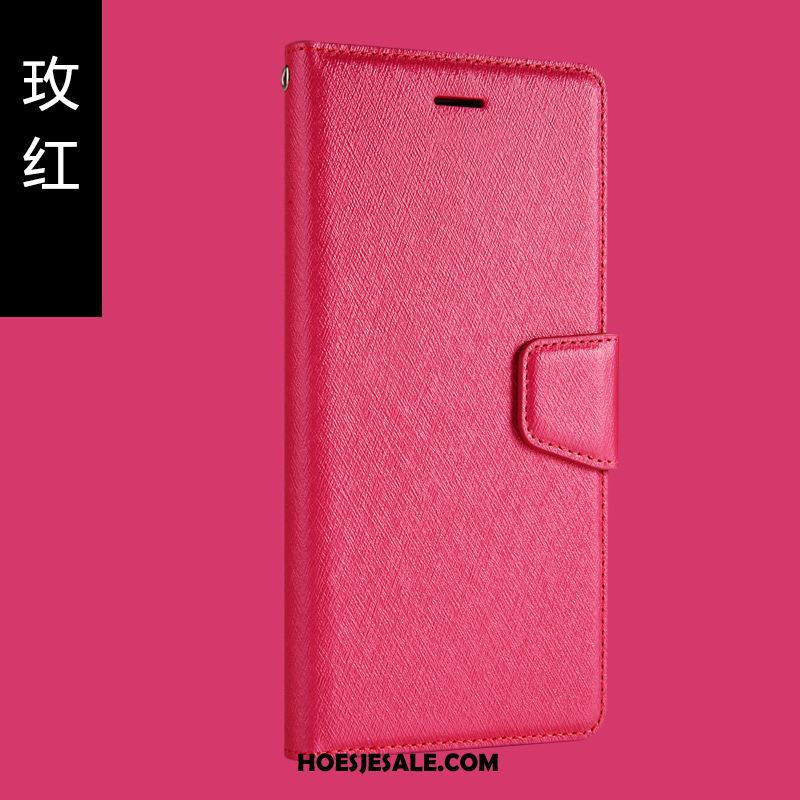 iPhone 8 Plus Hoesje Hoes Eenvoudige Anti-fall Folio Leren Etui Korting