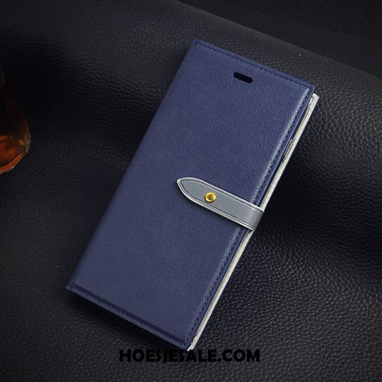 iPhone 8 Plus Hoesje Leren Etui All Inclusive Blauw Anti-fall Mobiele Telefoon Aanbiedingen