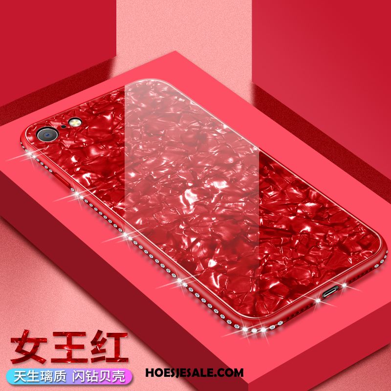 iPhone Se 2020 Hoesje All Inclusive Schelp Eenvoudige Anti-fall Net Red Aanbiedingen