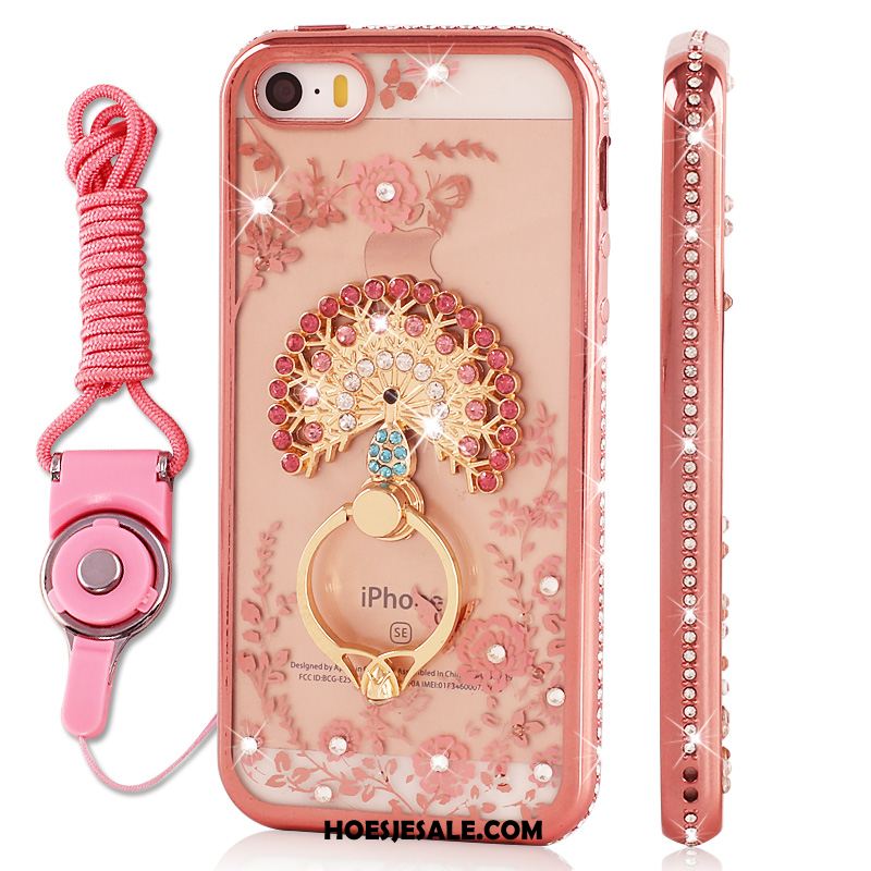 iPhone Se Hoesje Hoes Hanger Bescherming Mobiele Telefoon Roze Sale