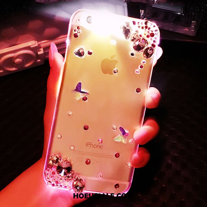 iPhone Se Hoesje Scheppend Luxe Doorzichtig Met Strass Mobiele Telefoon Sale