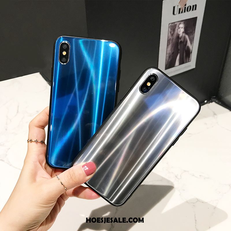 iPhone X Hoesje Spiegel Glas Scheppend Trendy Merk Bescherming Online