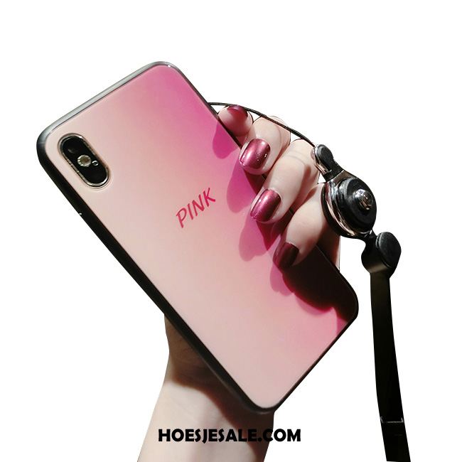 iPhone X Hoesje Trend Hoes Mobiele Telefoon Siliconen Roze Kopen