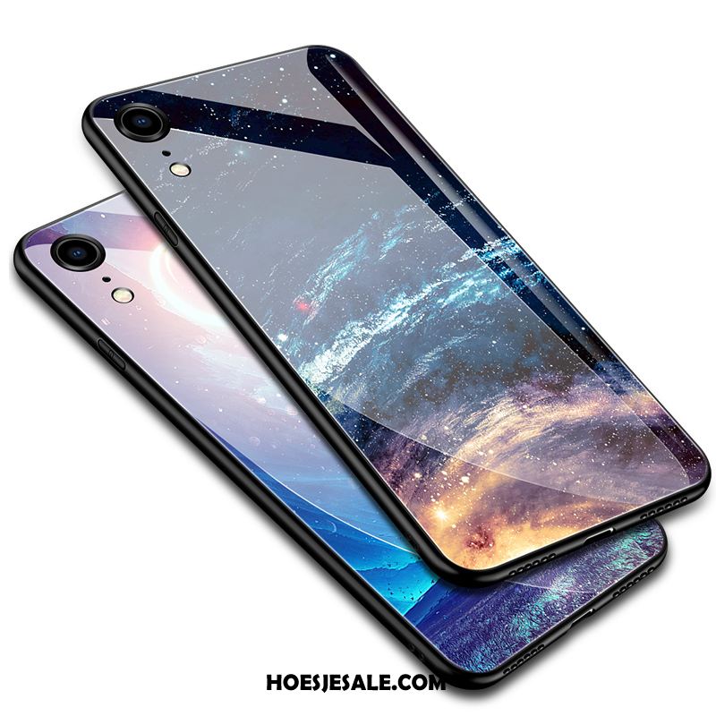 iPhone Xr Hoesje Hoes Zacht Mobiele Telefoon Blauw Dun Goedkoop