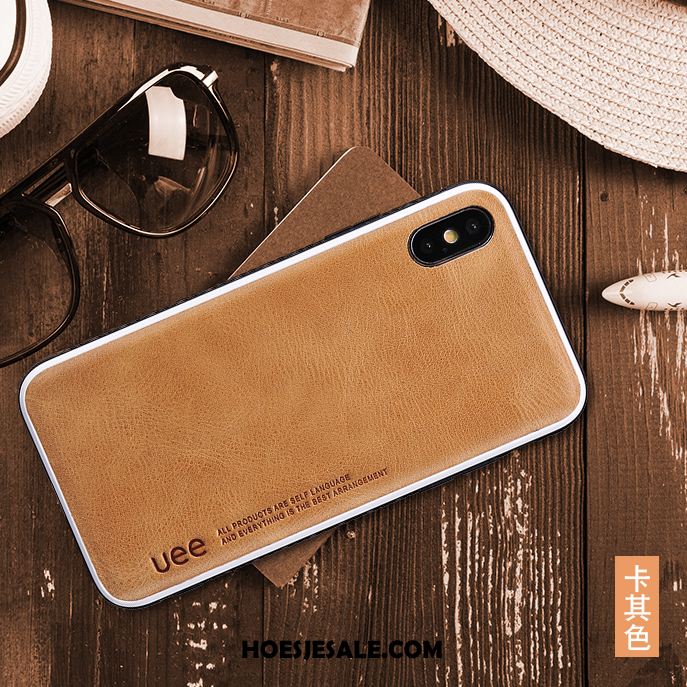 iPhone Xs Hoesje All Inclusive Khaki Bedrijf Hoes Trendy Merk Korting