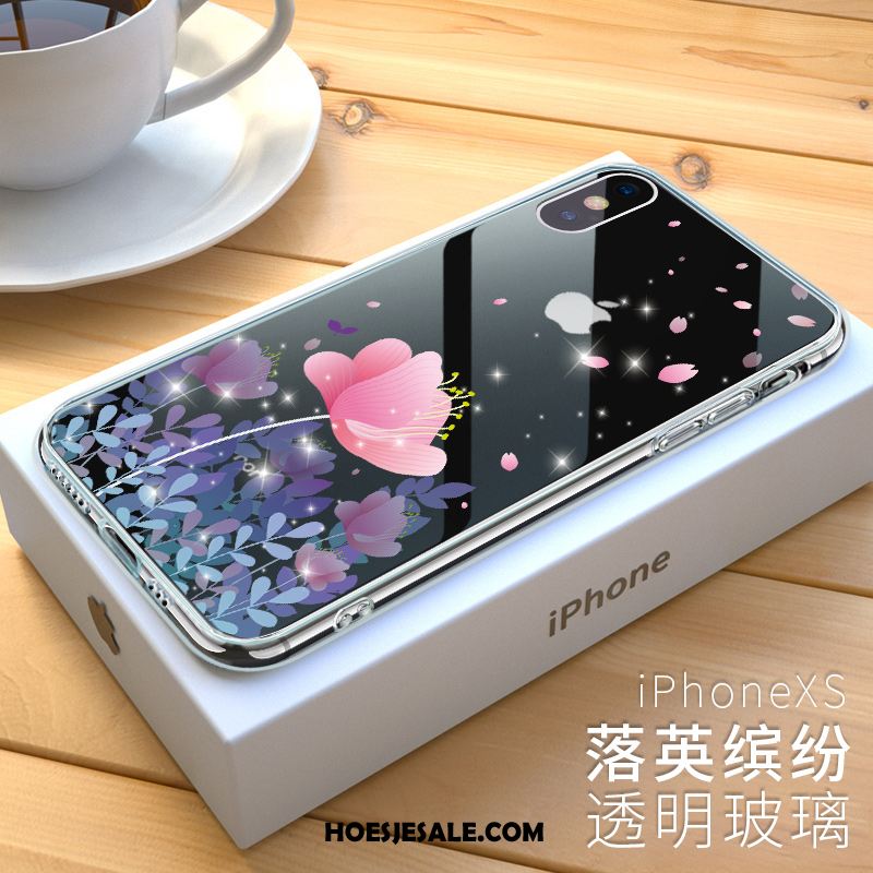 iPhone Xs Hoesje Anti-fall Trendy Merk Hoes Doorzichtig Siliconen Korting