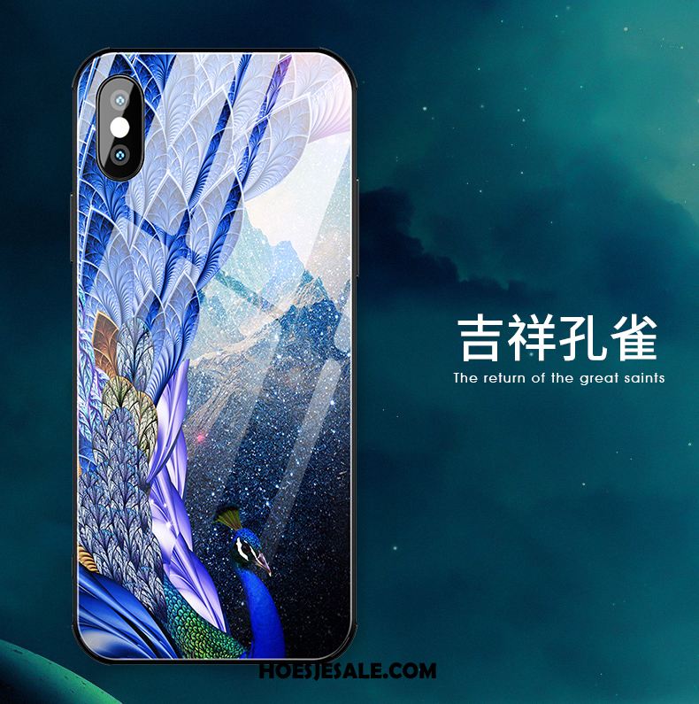 iPhone Xs Hoesje Blauw Hoes Persoonlijk Trendy Merk High End Kopen