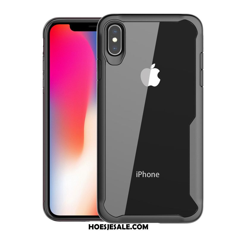 iPhone Xs Hoesje Doorzichtig Mobiele Telefoon All Inclusive Gasbag Hoes Goedkoop