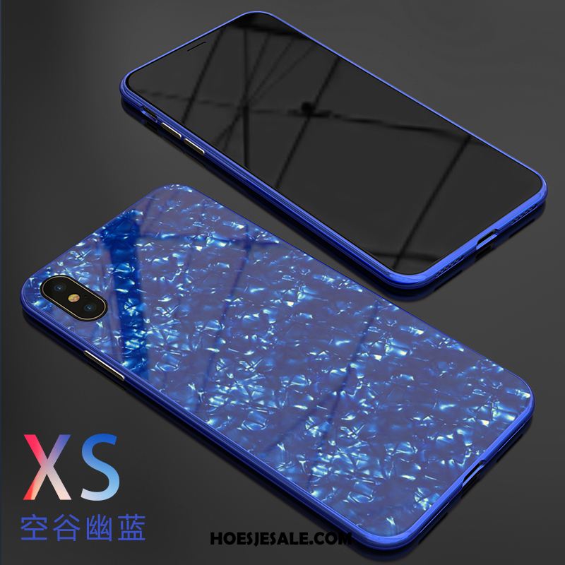 iPhone Xs Hoesje Scheppend Mobiele Telefoon Trendy Merk Blauw Schelp Sale