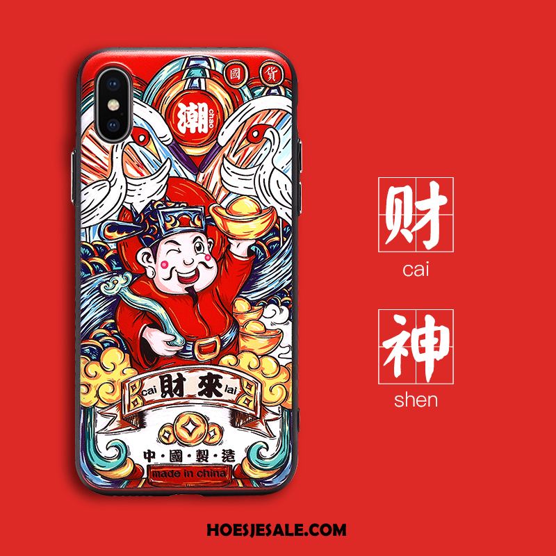 iPhone Xs Max Hoesje Rood Glas Original Mobiele Telefoon Nieuw Kopen