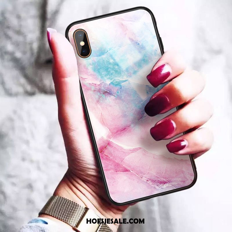 iPhone Xs Max Hoesje Trendy Merk Mobiele Telefoon Nieuw Roze Hoes Kopen